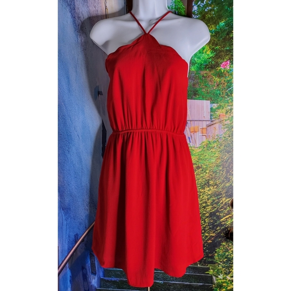 Monteau Dresses & Skirts - Monteau - Red Scallop-Accent